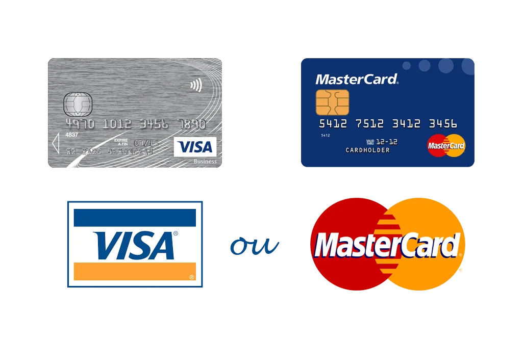 Visa ou Mastercard